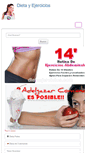 Mobile Screenshot of dietaejercicios.com
